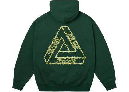 Palace Barbed Tri-Ferg Hood Racey Green - product view 2