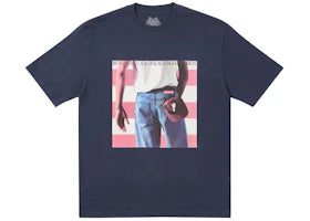 Palace Born To Bun T-shirt Navy - authentic Palace apparel