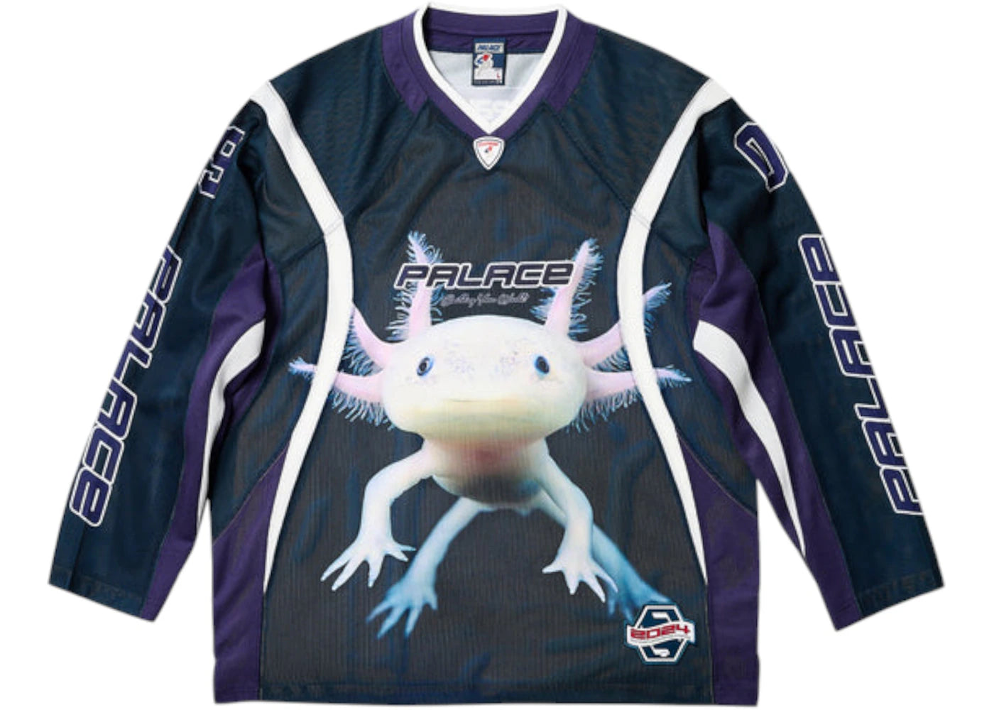 Palace Building Your World Hockey Jersey Purple - vue 360