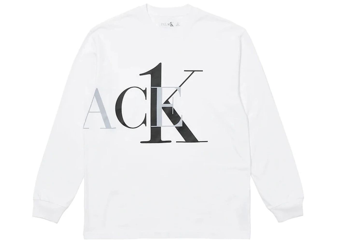 Palace CK1 Longsleeve Classic White - vue secondaire A