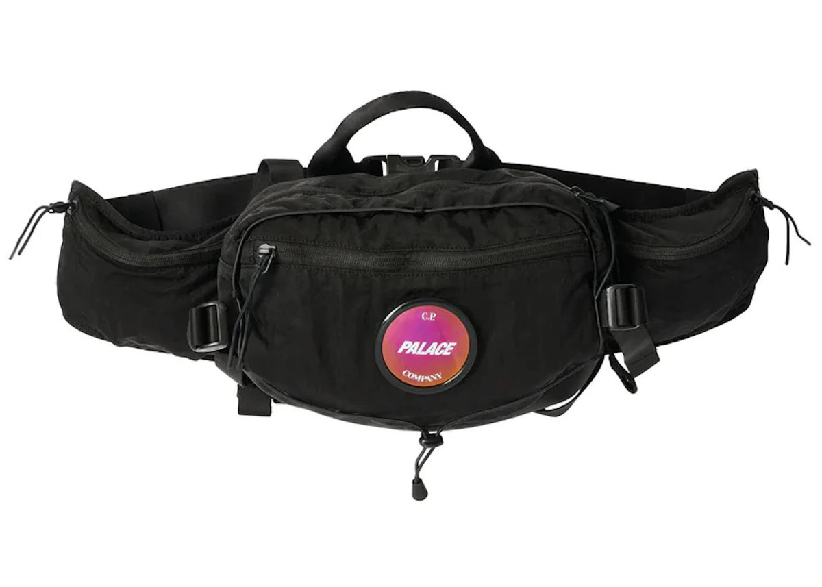 Palace C.P. Company Bun Bag (D-Ring Version) Black - vue 360