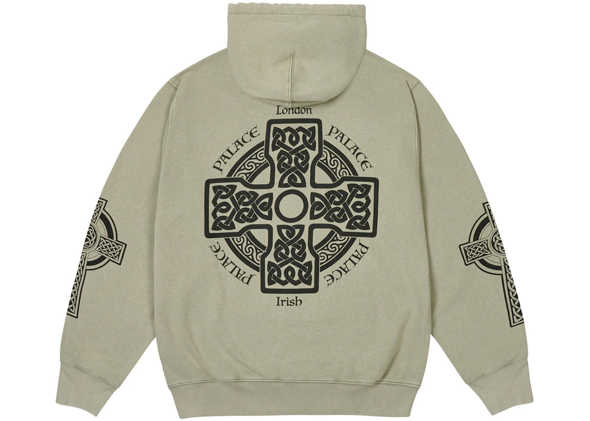 Palace Celtic Zip Hood Sage - vue secondaire B