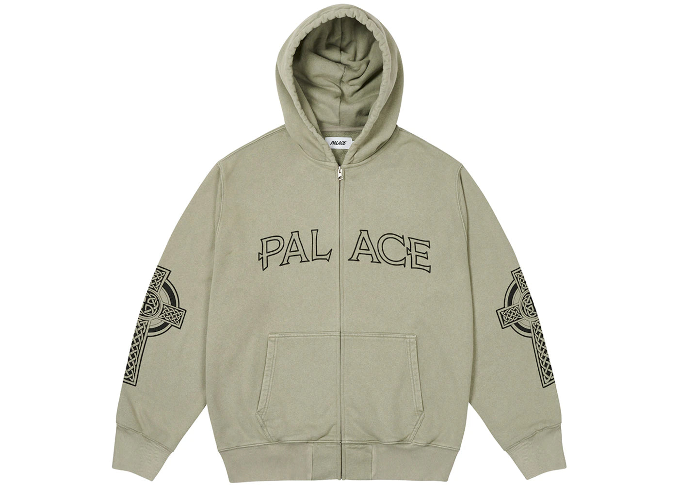 Palace Celtic Zip Hood Sage - vue secondaire A