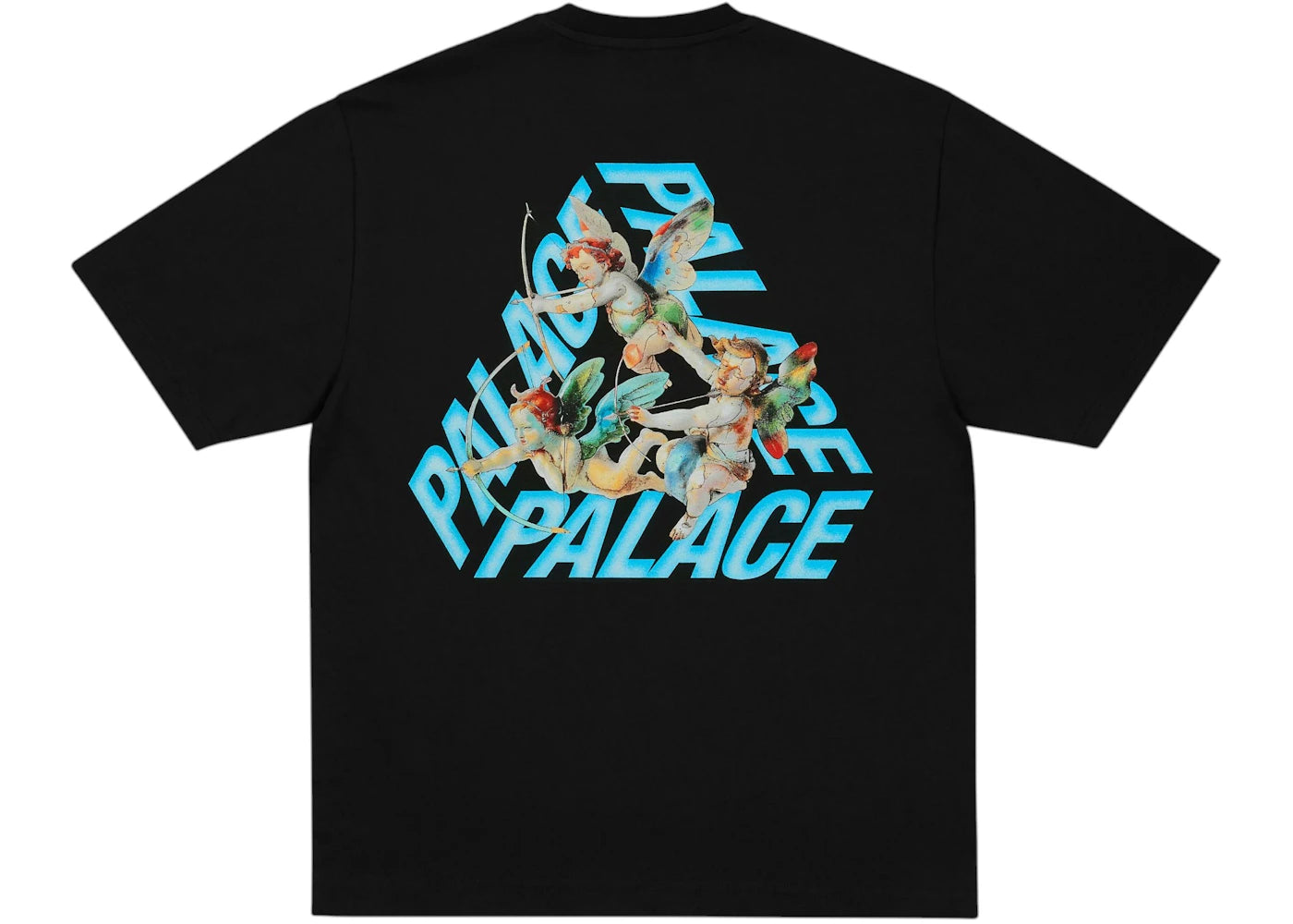 Palace Cherub P3 T-Shirt Black - vue secondaire A