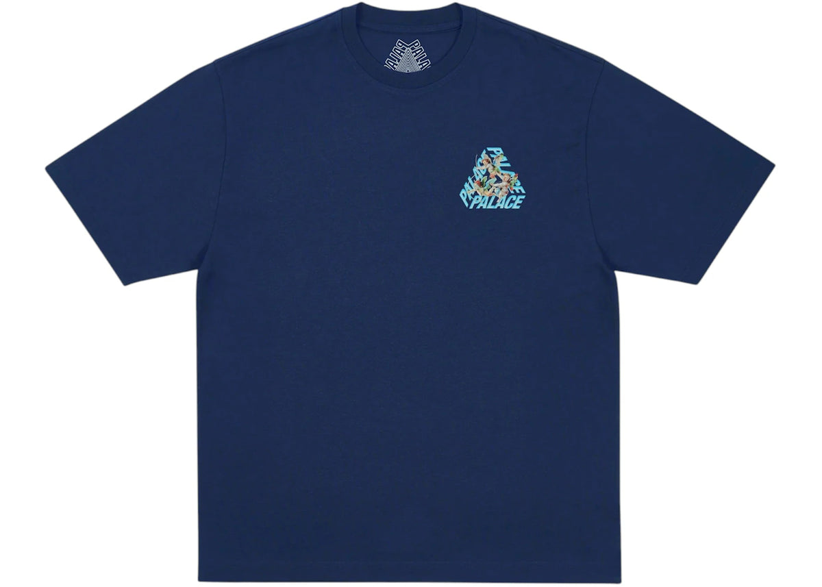 Palace Cherub P3 T-Shirt Navy - vue secondaire B