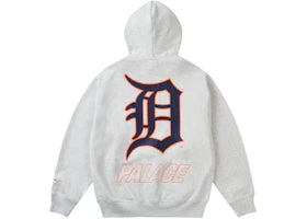 Palace Detroit Tigers Hoodie Grey Marl