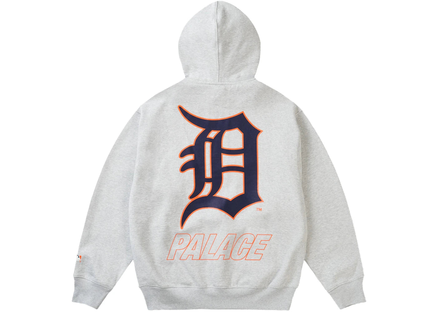 Palace Detroit Tigers Hoodie Grey Marl - vue secondaire A