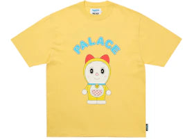 Palace Doraemon T-Shirt Blessed Yellow