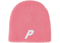 Palace Faux Mohair P Nein Cuff Beanie Posh Pink