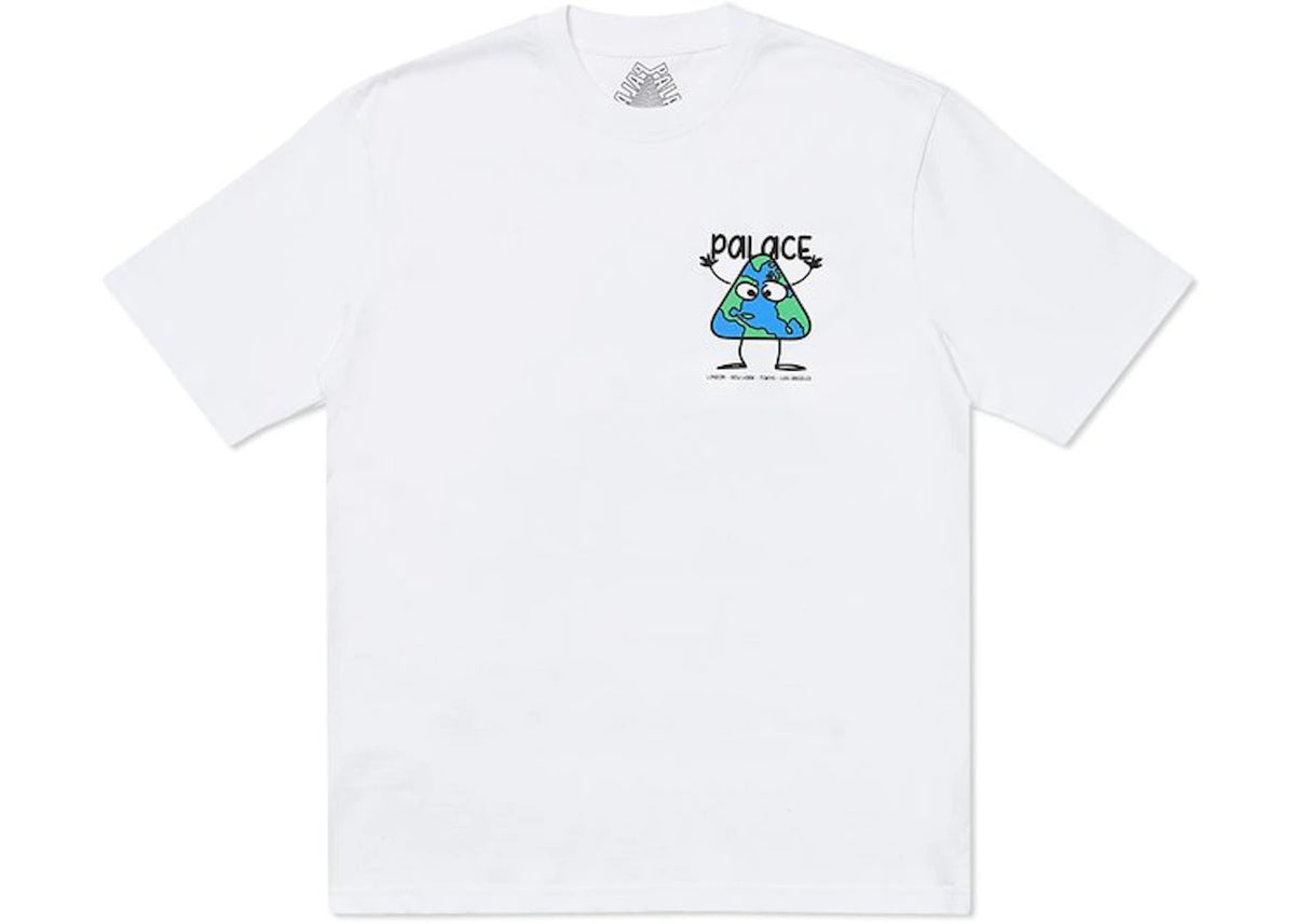 Palace Globlerone T-Shirt White - vue secondaire A