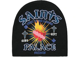 Palace Gods Gift Nein Cuff Beanie Black - vue 360
