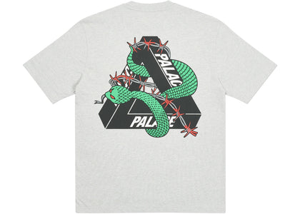 Palace Hesh Mit Fresh T-Shirt Grey Marl - apparel view 2