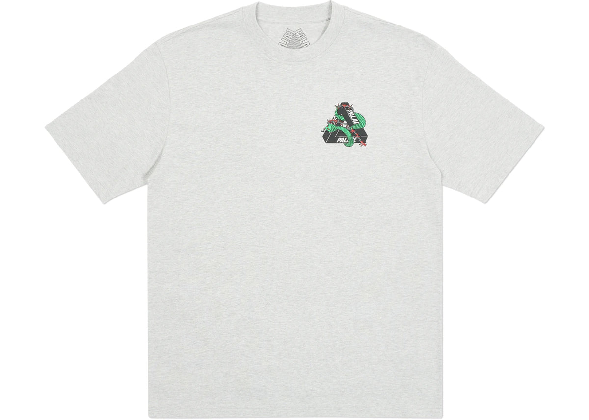 Palace Hesh Mit Fresh T-Shirt Grey Marl - vue secondaire A