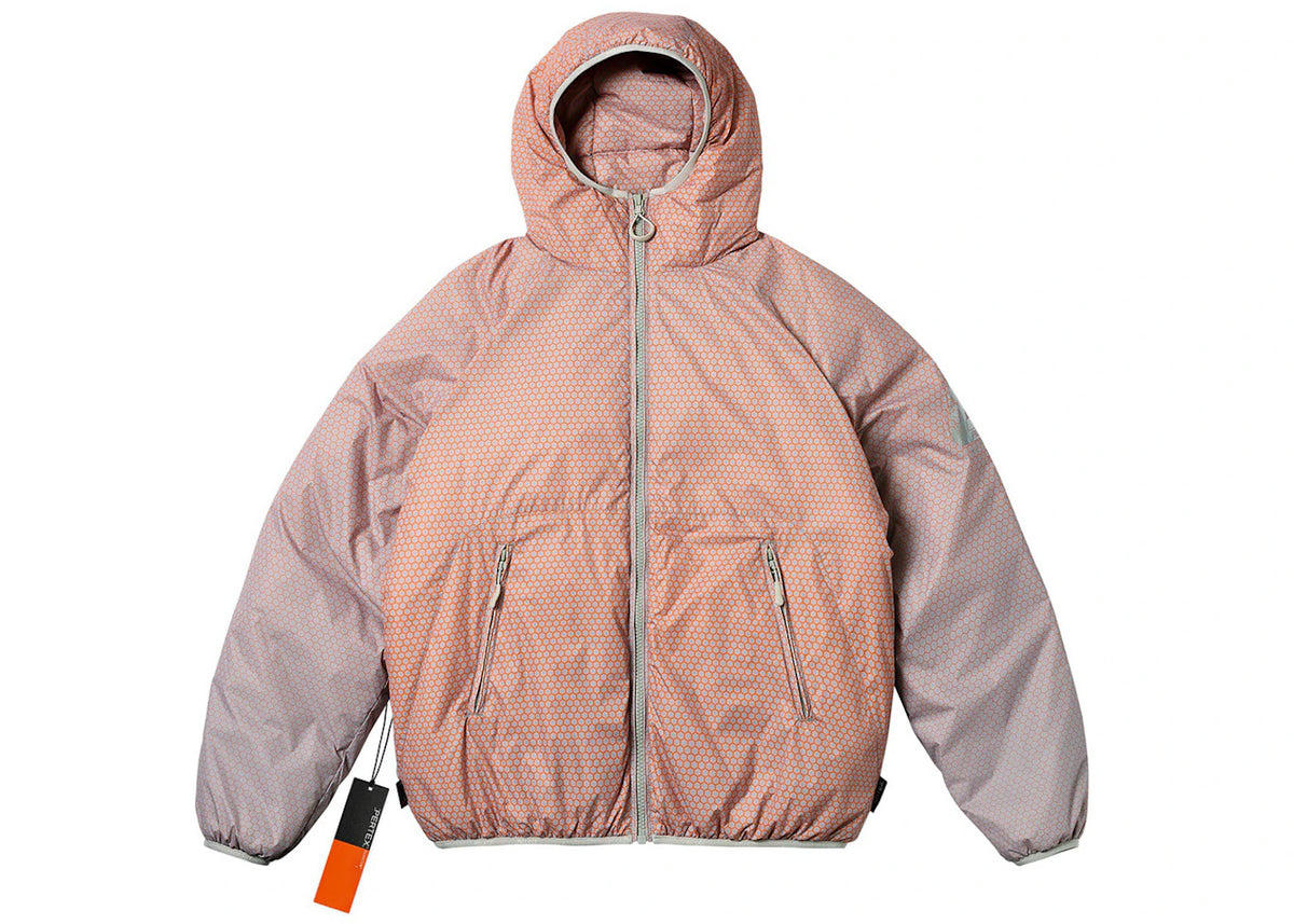 Palace Hexagon Pertex Quilted Jacket Grey - vue secondaire A