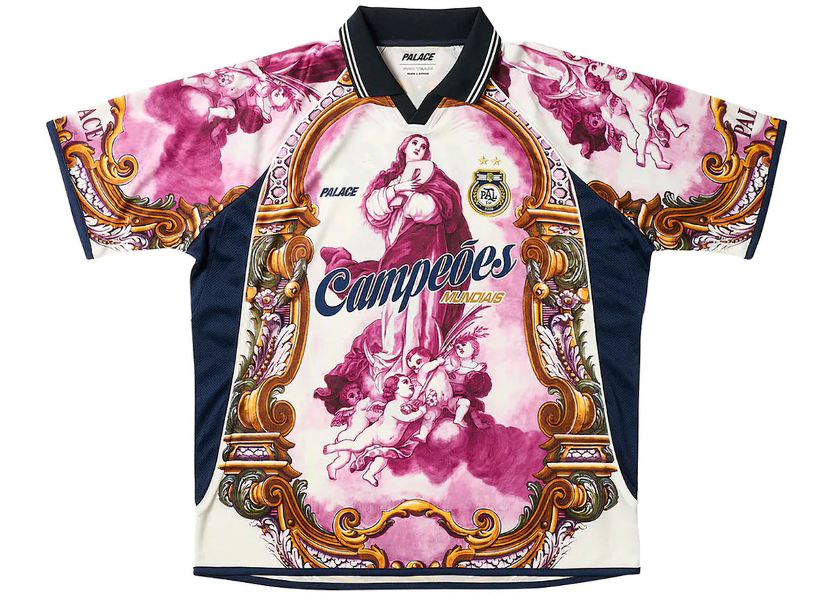 Palace Holy Grail Jersey Burgundy - vue secondaire A