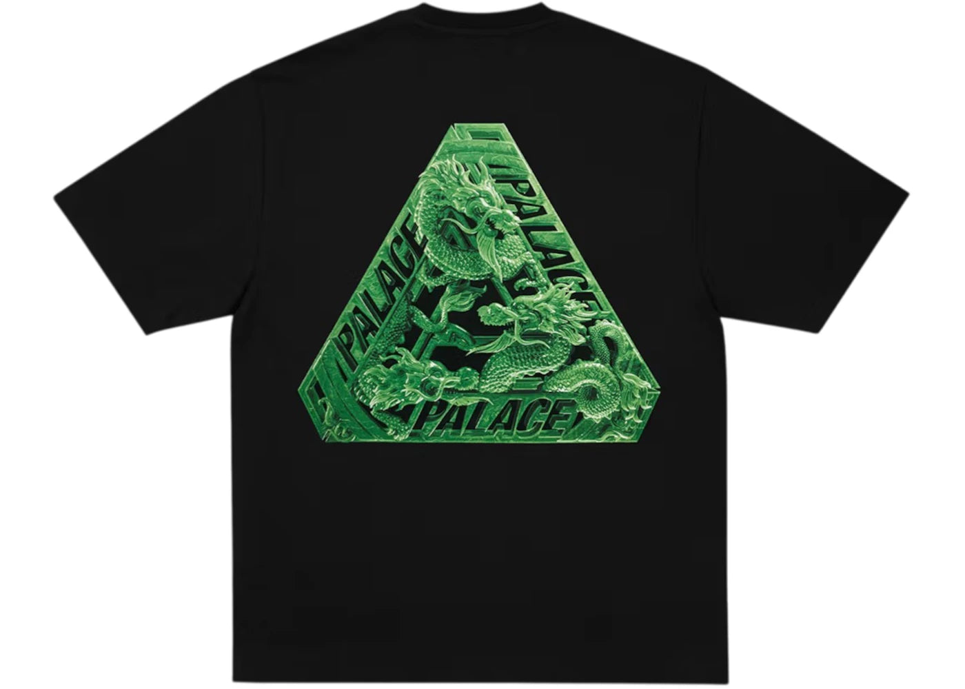 Palace Hong Kong Exclusive Dragon Tri-Ferg T-shirt Black - vue secondaire A