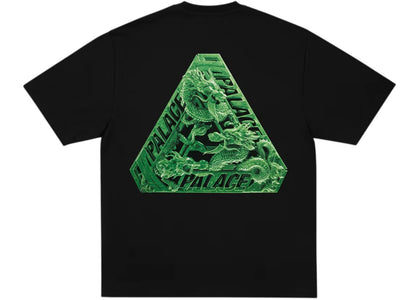 Palace Hong Kong Exclusive Dragon Tri-Ferg T-shirt Black - apparel view 2
