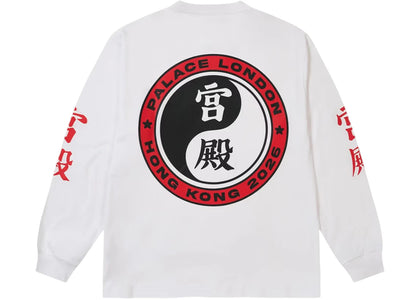 Palace Hong Kong Exclusive Yin Yang L/S Tee White - product view 2