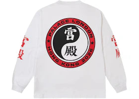 Palace Hong Kong Exclusive Yin Yang L/S Tee White