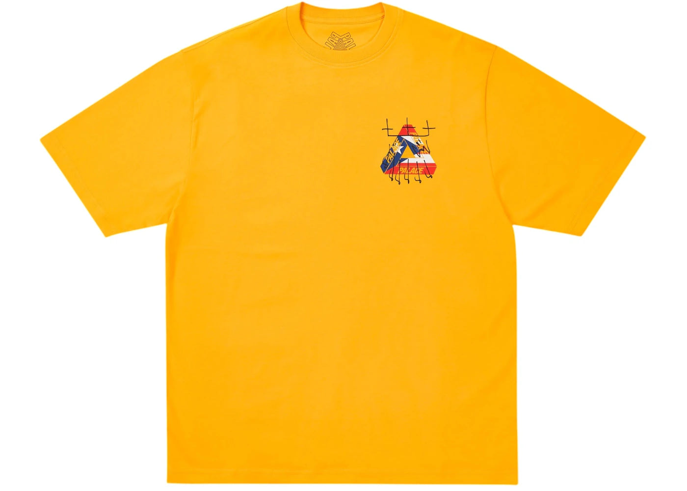 Palace King Tri T-Shirt Sunny Yellow - vue secondaire B