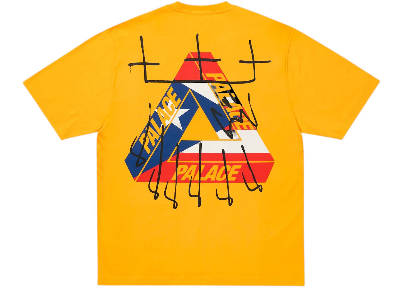 Palace King Tri T-Shirt Sunny Yellow - vue secondaire A