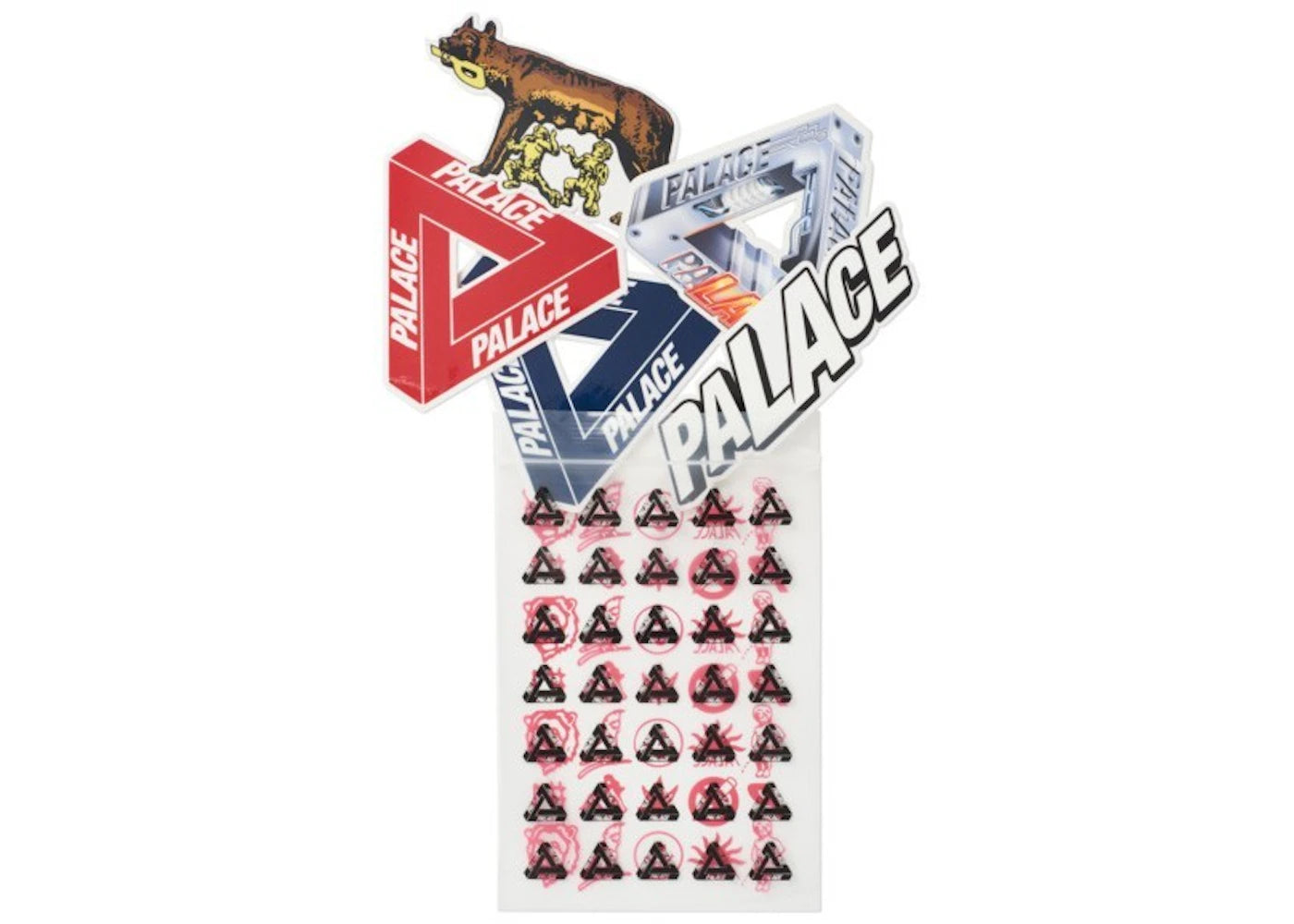 Palace LA Opening Sticker Pack Multi sneakers - authentic Palace shoes