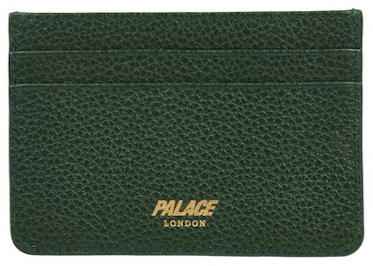 Palace Leather Card Holder Green - vue secondaire B