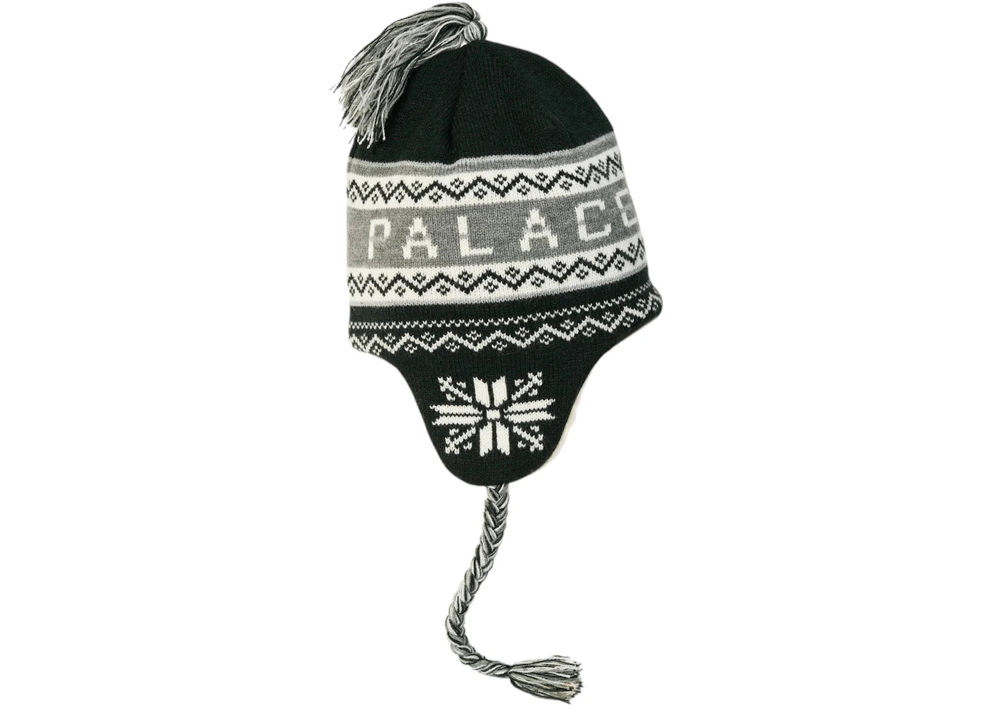 Palace Loves Me Peruvian Beanie Black - vue secondaire B