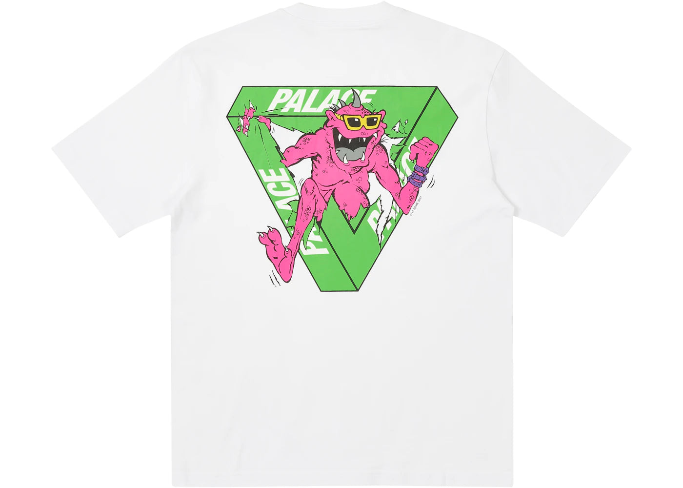 Palace M-Zone Mutant Ripper T-shirt White - vue secondaire B