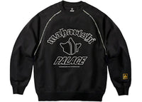 Palace Maharishi Temple Crew Black
