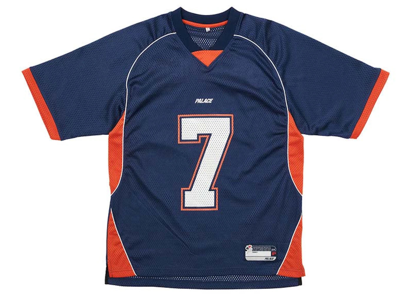 Palace Mesh Football Top Navy - vue secondaire A