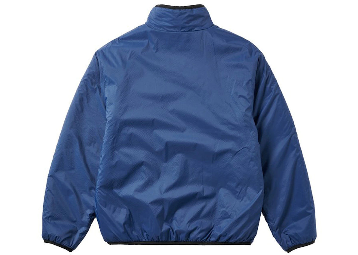 Palace Mirage Reversible Fleece Jacket Blue - vue secondaire B