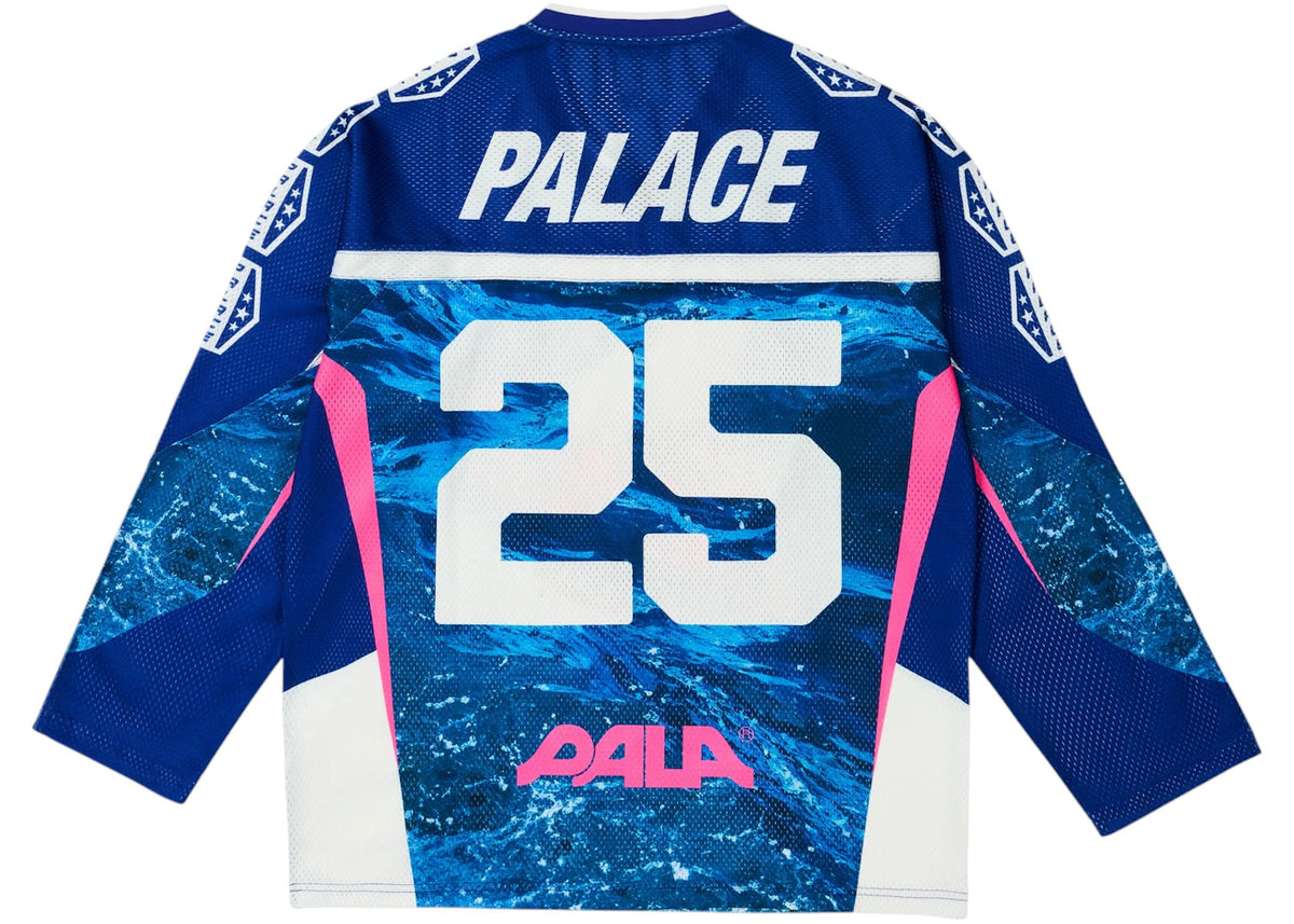 Palace No Bitin' Hockey Jersey Navy - vue secondaire B