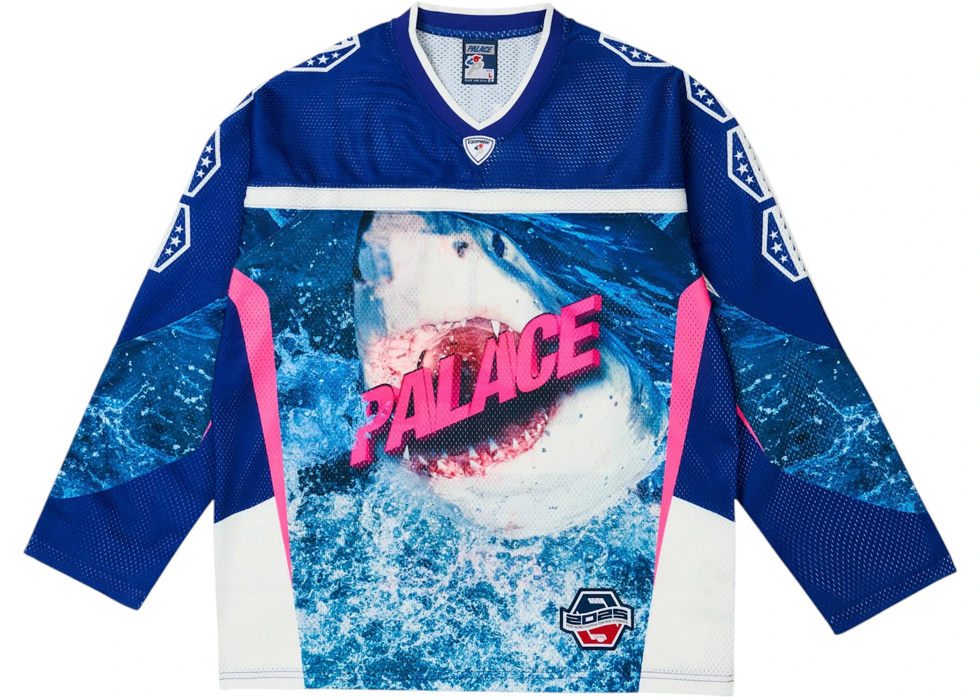 Palace No Bitin' Hockey Jersey Navy - vue secondaire A