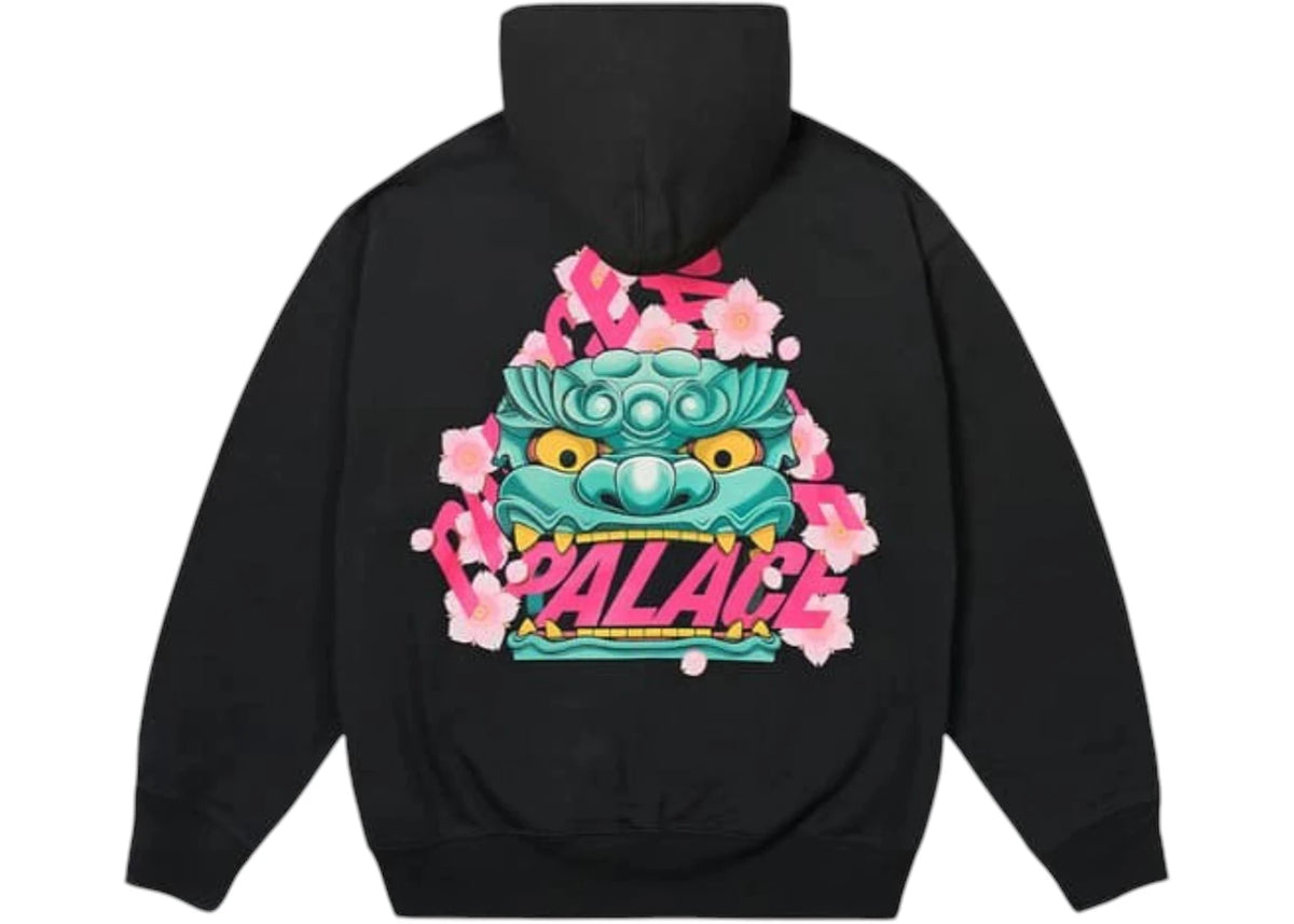 Palace Osaka Exclusive Tri-Ferg Hoodie Black - vue secondaire B