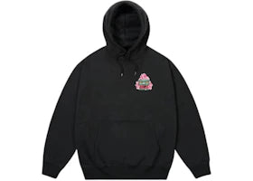 Palace Osaka Exclusive Tri-Ferg Hoodie Black - vue 360