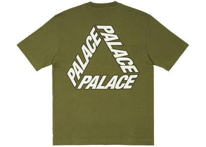 Palace P-3 Outline T-Shirt The Deep Green - apparel view 2