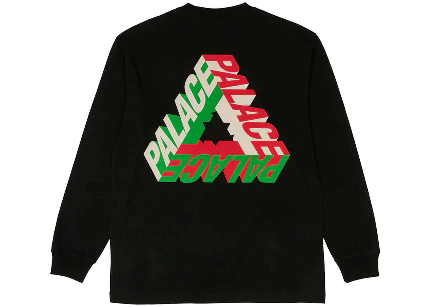 Palace P-3D Longsleeve (FW23) Black - vue secondaire A