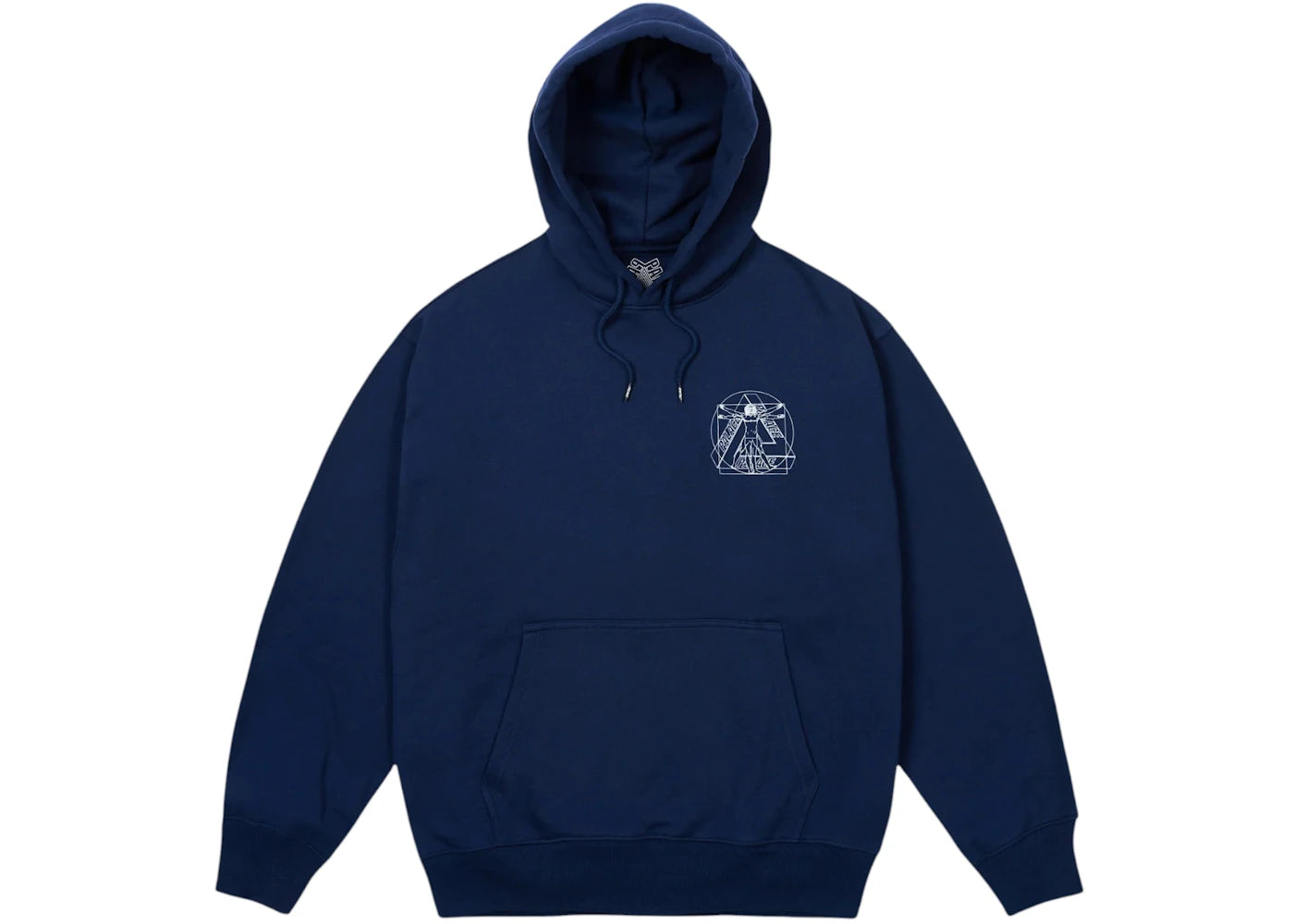 Palace Paltruvian Tri Hoodie Navy - vue secondaire B