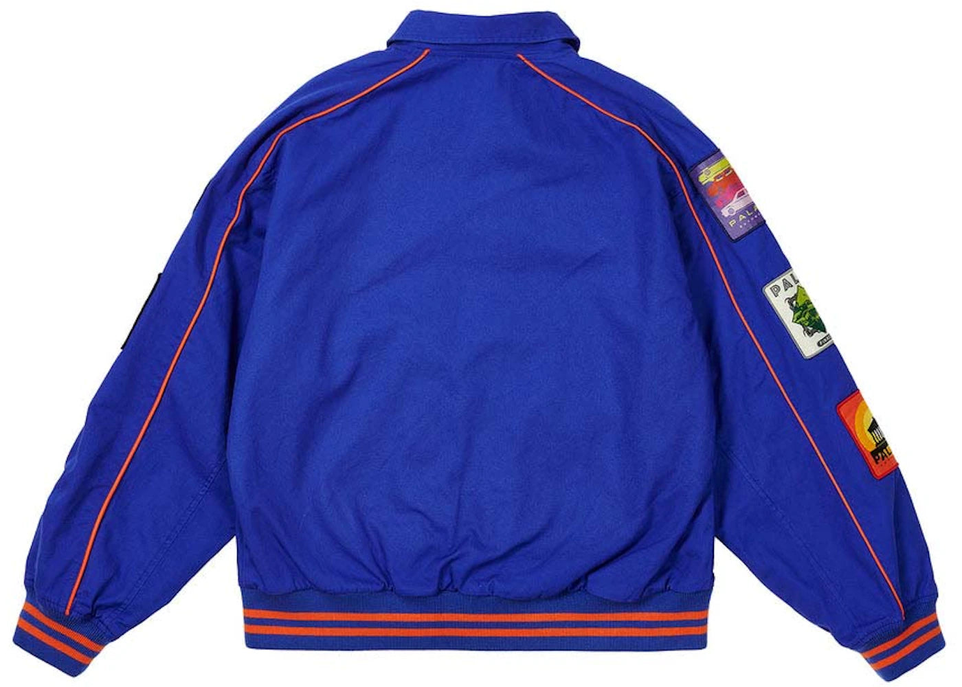 Palace Patches Cotton Bomber Royal Blue - vue secondaire B