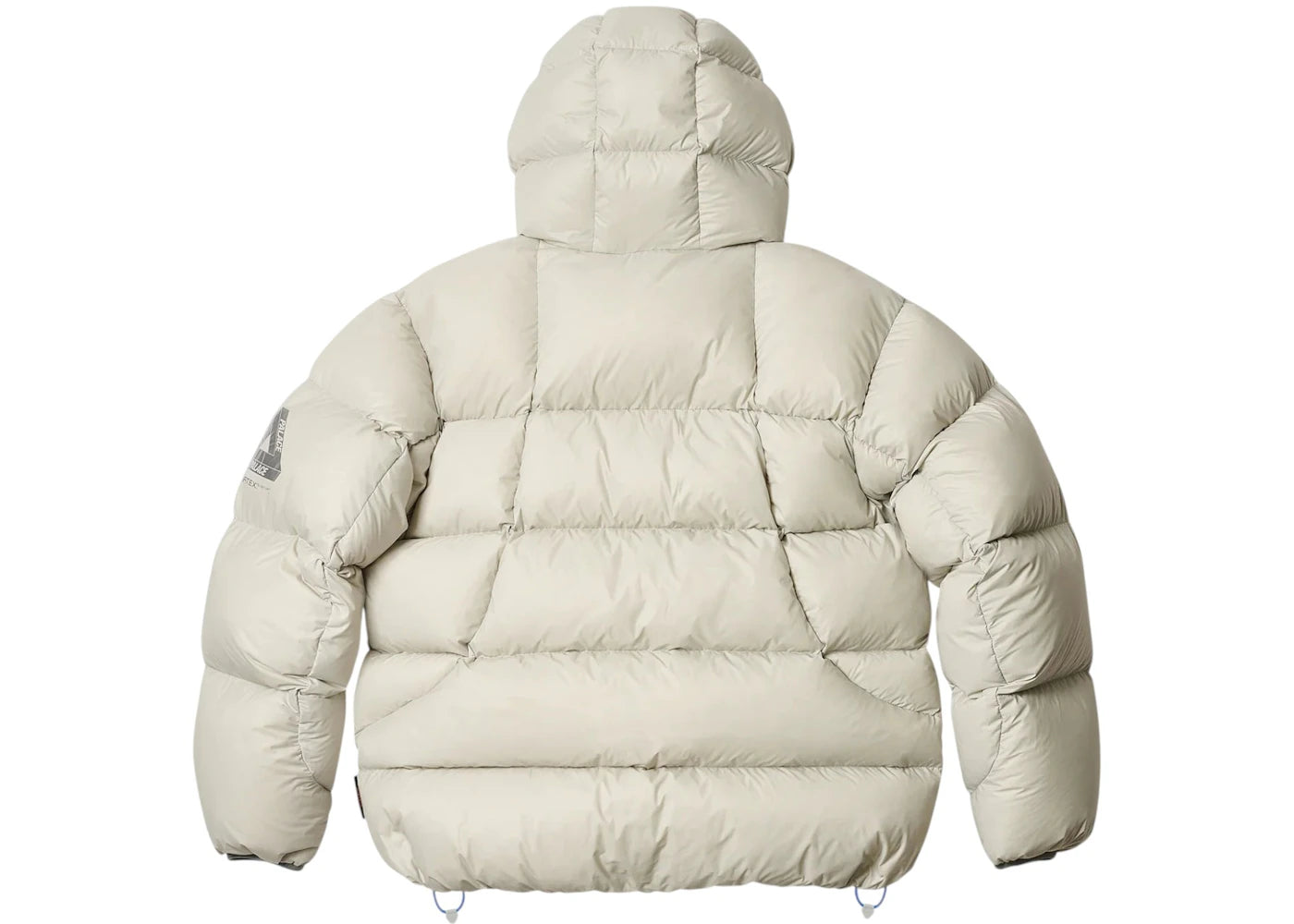 Palace Pertex Opaque Balaclava Puffer Jacket Concrete Grey - vue secondaire B