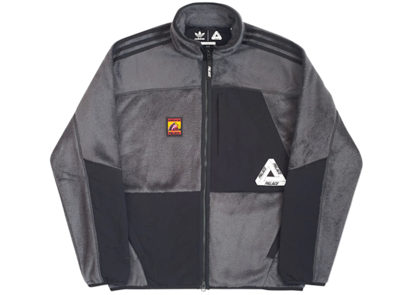 Palace Polar Track Top Dark Grey - vue secondaire A