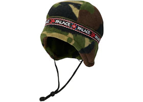 Palace Polartec Om Earflap Beanie Woodland DPM - vue secondaire A