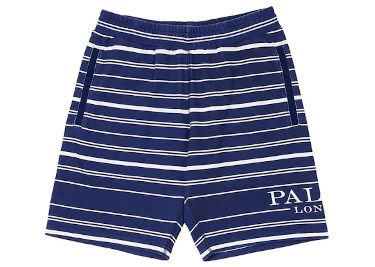 Palace Printed Stripe Shorts Navy - vue secondaire A