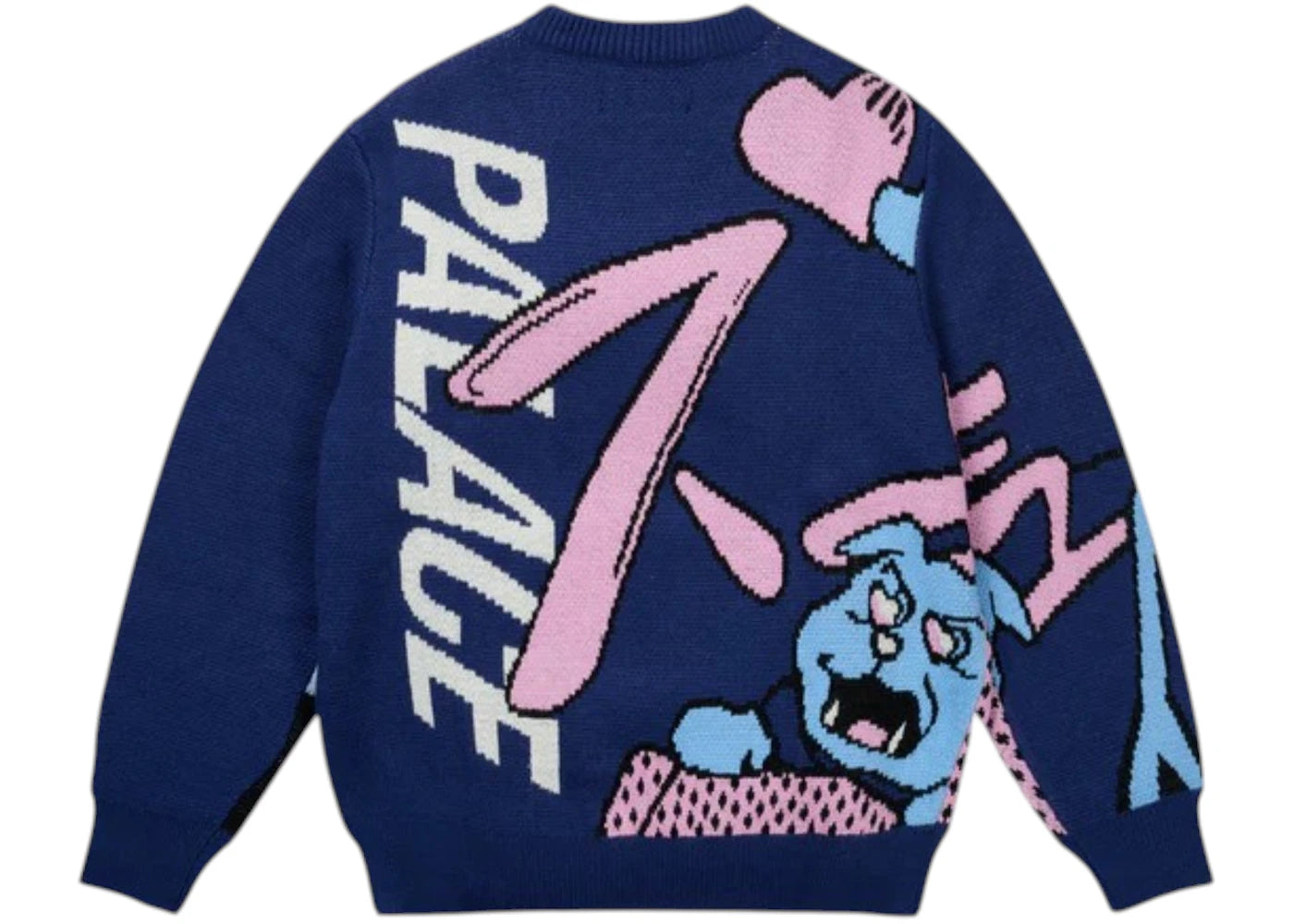 Palace Rückansicht Strickblau - vue secondaire A