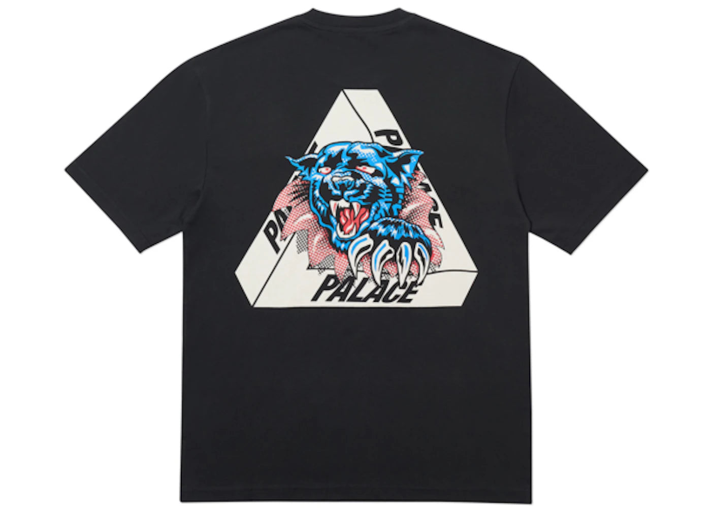 Palace Ripped T-Shirt Black - vue secondaire B