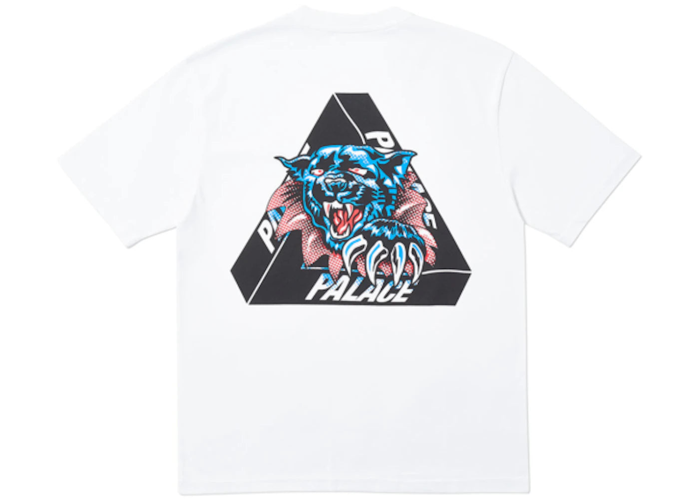 Palace Ripped T-Shirt White - vue secondaire B