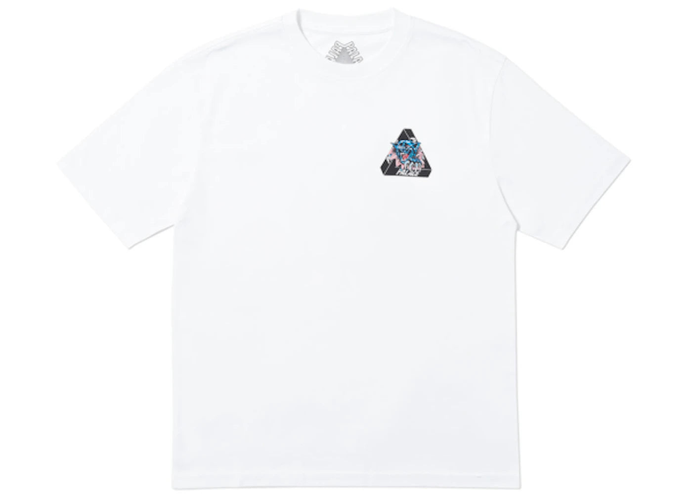 Palace Ripped T-Shirt White - vue secondaire A