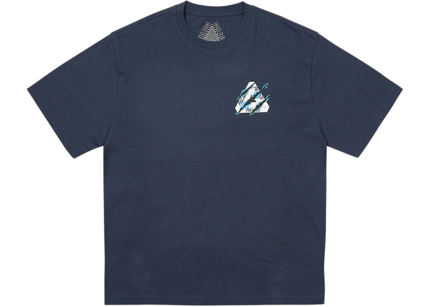 Palace Ripped Tri T-Shirt Navy - vue secondaire B