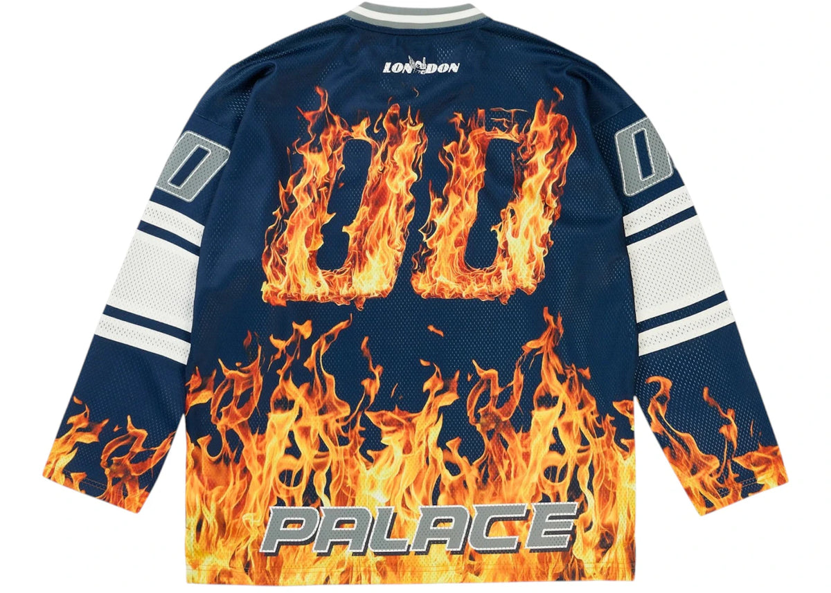Palace Rizla Jersey Navy - vue secondaire B